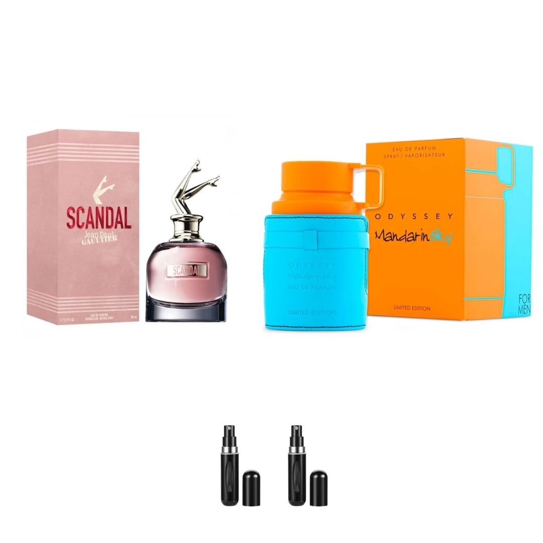 MANDARINSKY+SCANDALWOMAN+2PERFUMEROS